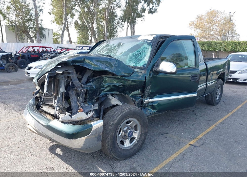 2002 GMC SIERRA 1500 SLE VIN: 2GTEC19V121150546