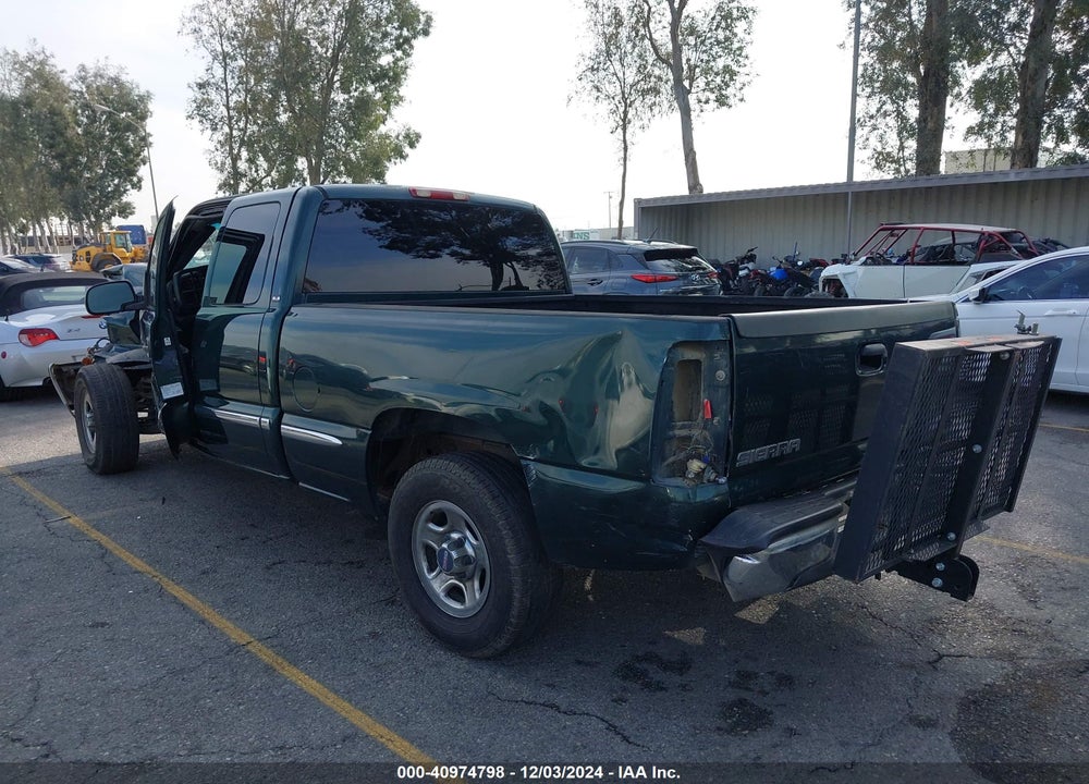 2002 GMC SIERRA 1500 SLE VIN: 2GTEC19V121150546