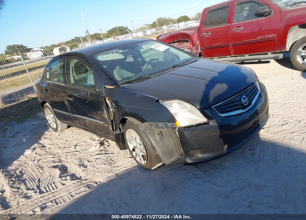 2012 NISSAN SENTRA 2.0 S VIN: 3N1AB6AP9CL741092