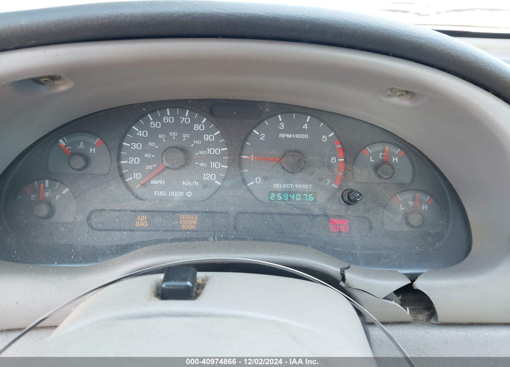 2000 FORD MUSTANG VIN: 1FAFP4040YF212251