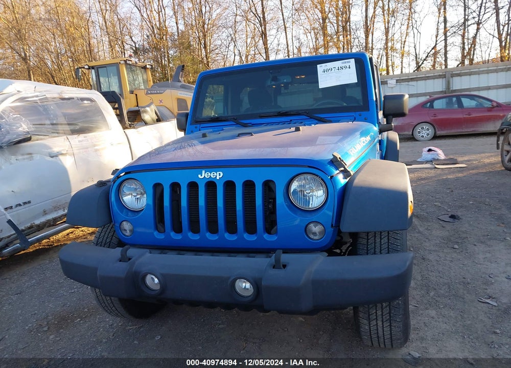 2015 JEEP WRANGLER SPORT VIN: 1C4AJWAG4FL565861