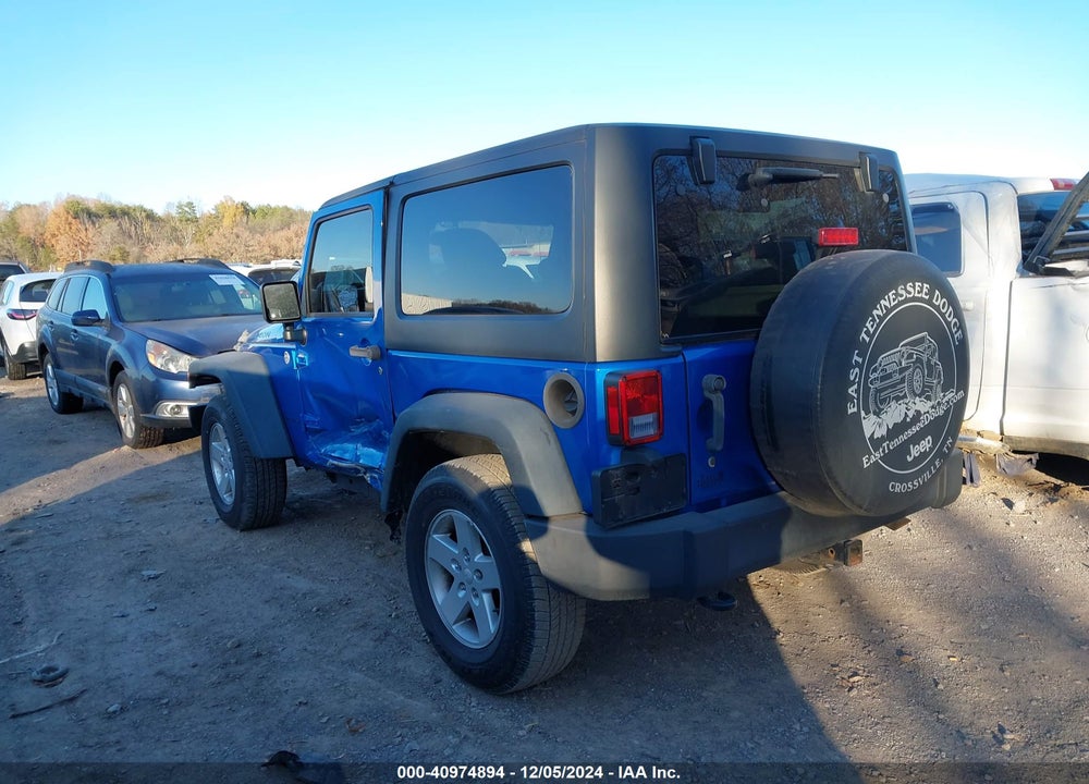 2015 JEEP WRANGLER SPORT VIN: 1C4AJWAG4FL565861