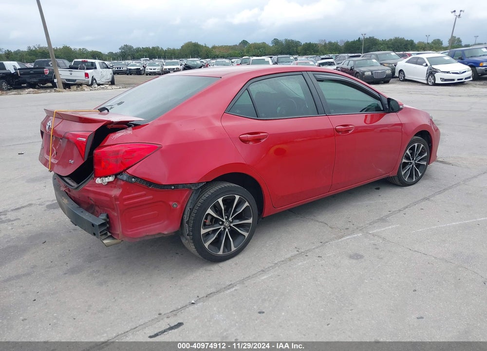2018 TOYOTA COROLLA SE VIN: 2T1BURHE6JC022934