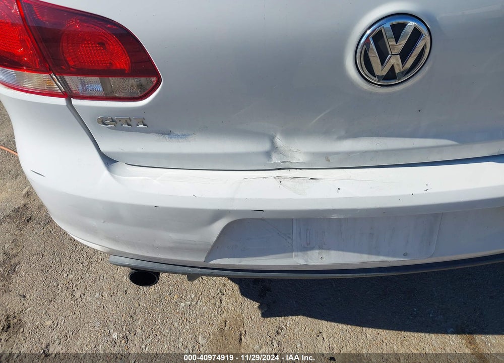 2012 VOLKSWAGEN GTI 2-DOOR VIN: WVWEV7AJ6CW211373