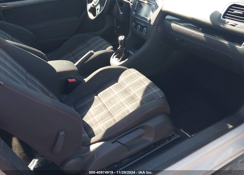 2012 VOLKSWAGEN GTI 2-DOOR VIN: WVWEV7AJ6CW211373