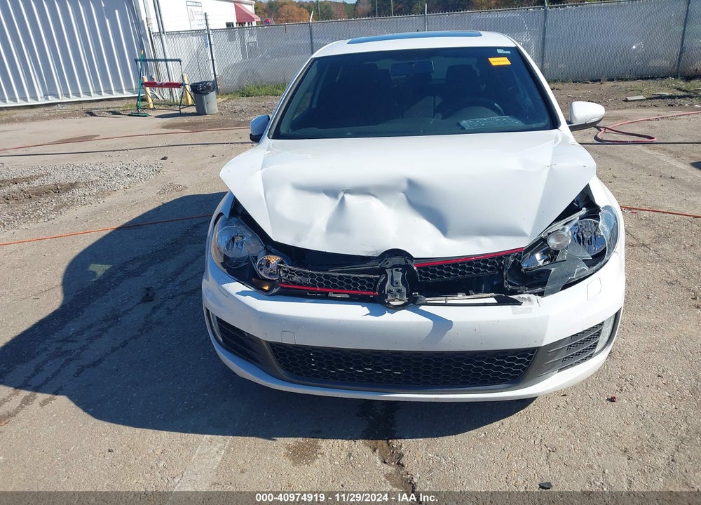 2012 VOLKSWAGEN GTI 2-DOOR VIN: WVWEV7AJ6CW211373