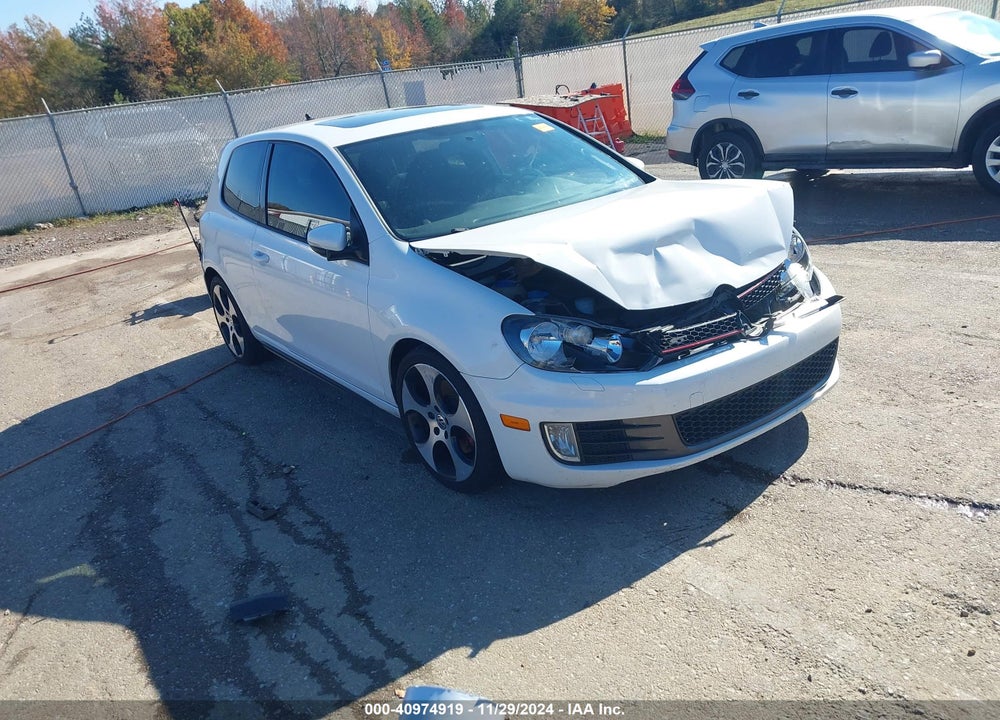 2012 VOLKSWAGEN GTI 2-DOOR VIN: WVWEV7AJ6CW211373