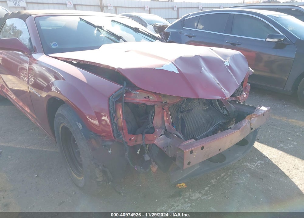 2015 CHEVROLET CAMARO 2LT VIN: 2G1FF3D3XF9133046