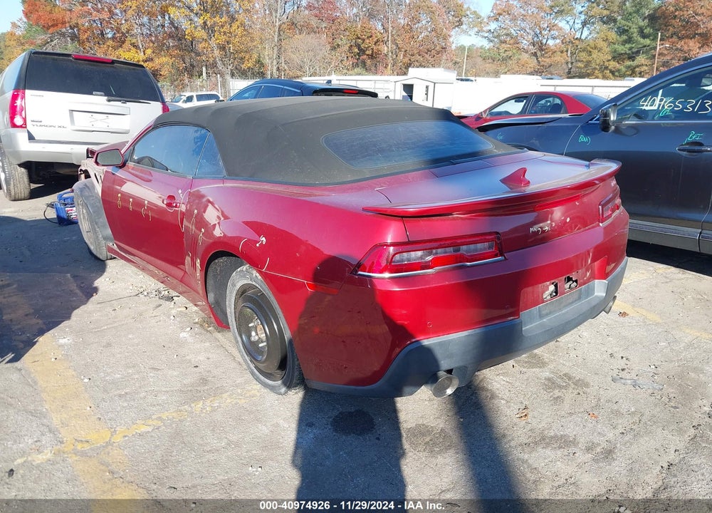 2015 CHEVROLET CAMARO 2LT VIN: 2G1FF3D3XF9133046