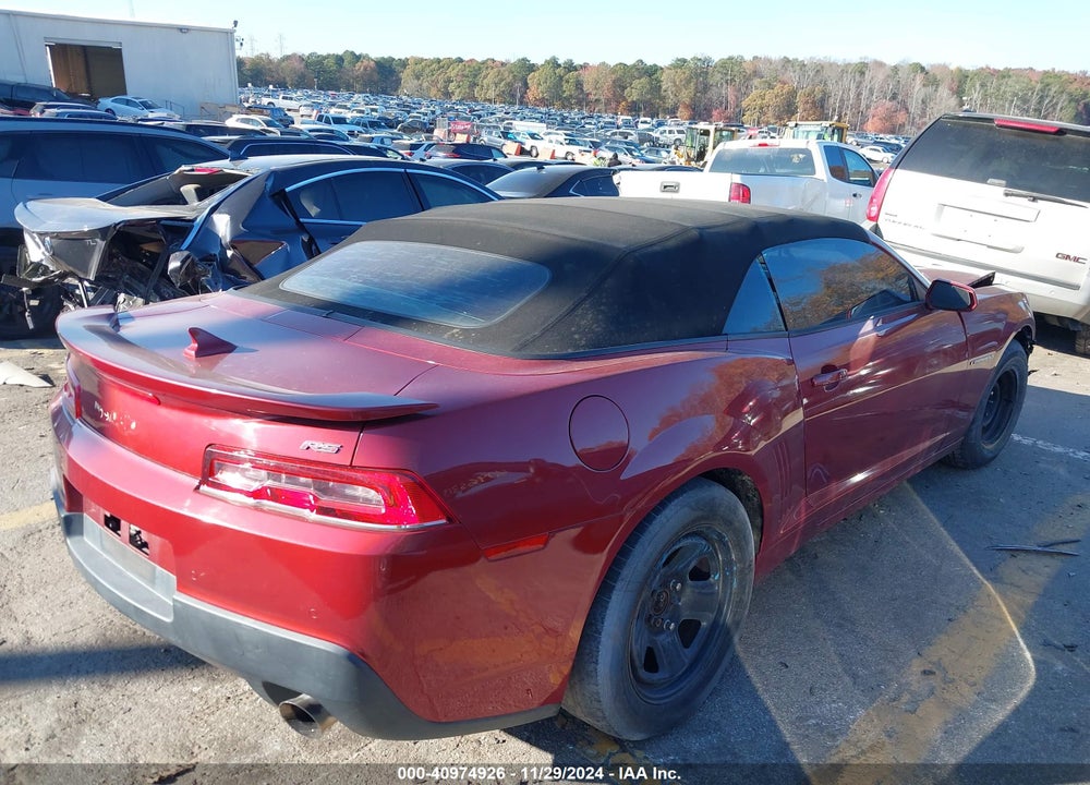 2015 CHEVROLET CAMARO 2LT VIN: 2G1FF3D3XF9133046