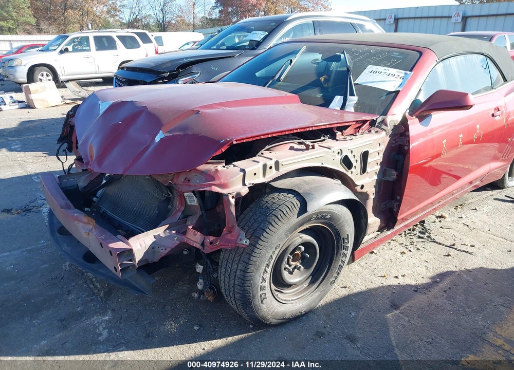 2015 CHEVROLET CAMARO 2LT VIN: 2G1FF3D3XF9133046