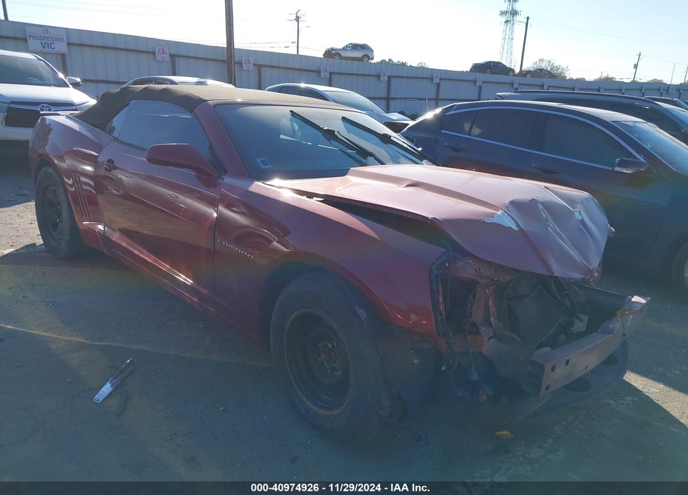 2015 CHEVROLET CAMARO 2LT VIN: 2G1FF3D3XF9133046
