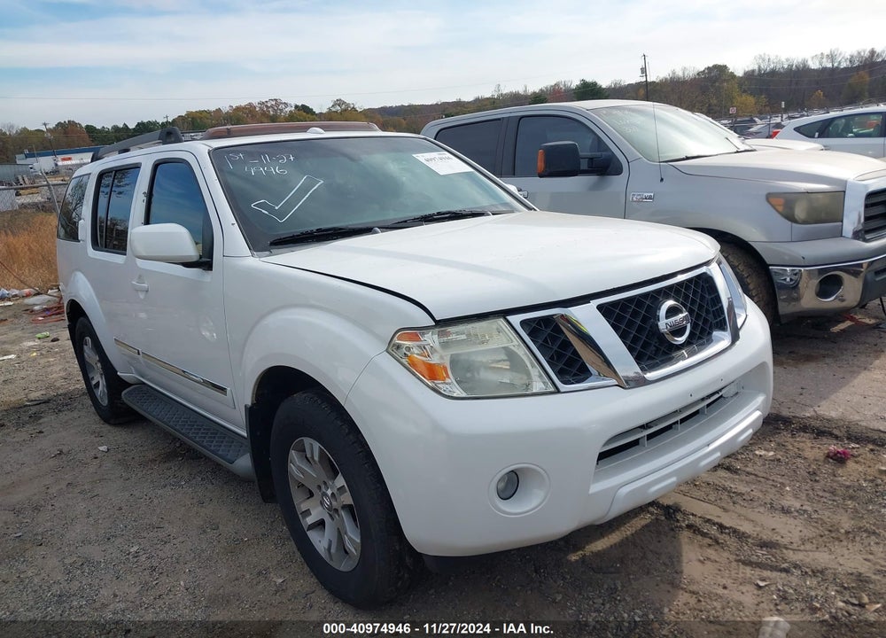 2008 NISSAN PATHFINDER LE VIN: 5N1AR18U68C606769