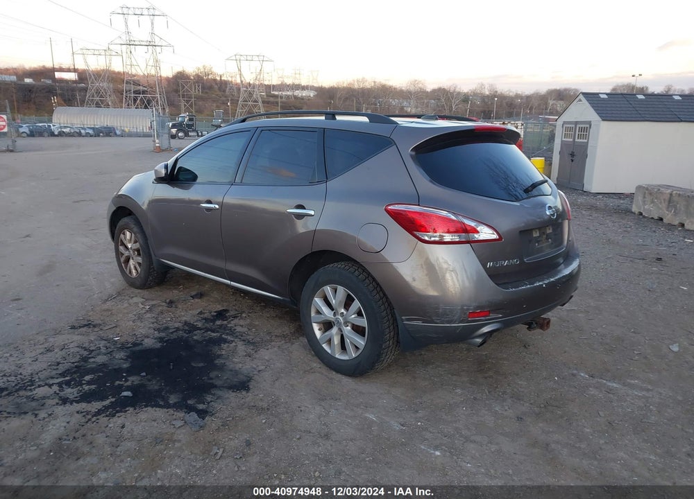 2011 NISSAN MURANO VIN: JN8AZ1MU7BW057846
