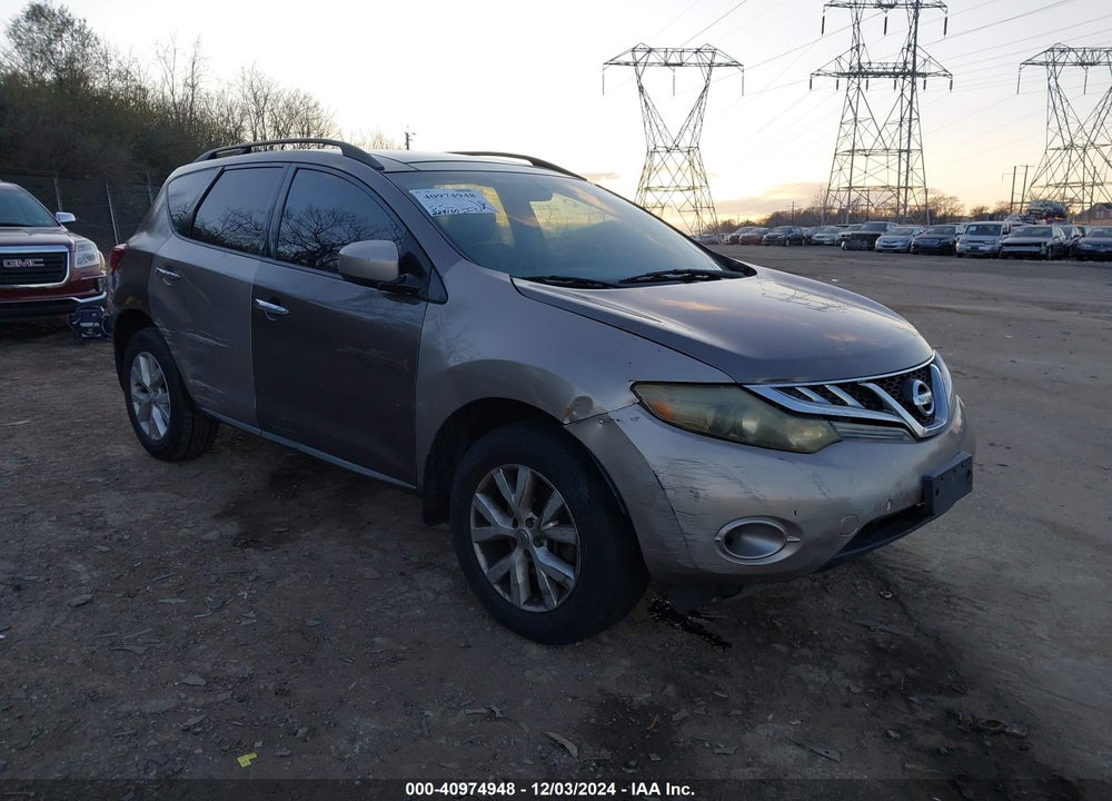 2011 NISSAN MURANO VIN: JN8AZ1MU7BW057846