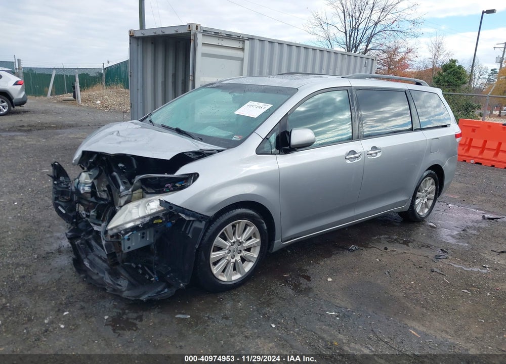 2013 TOYOTA SIENNA XLE LIMITED VIN: 5TDDK3DC2DS055750