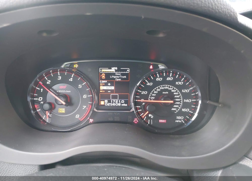 2019 SUBARU WRX STI VIN: JF1VA2S62K9812839
