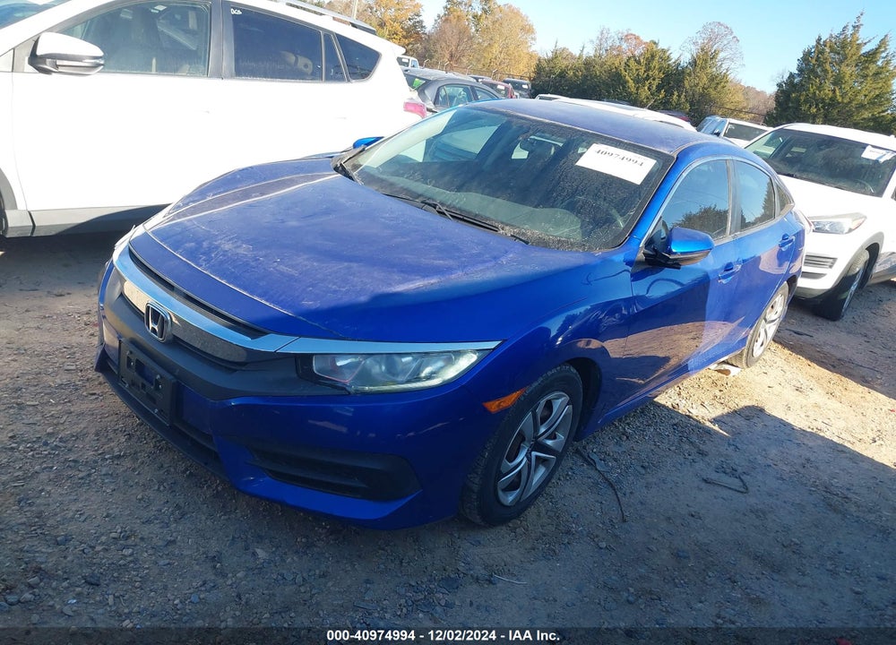 2016 HONDA CIVIC LX VIN: 19XFC2F52GE008313