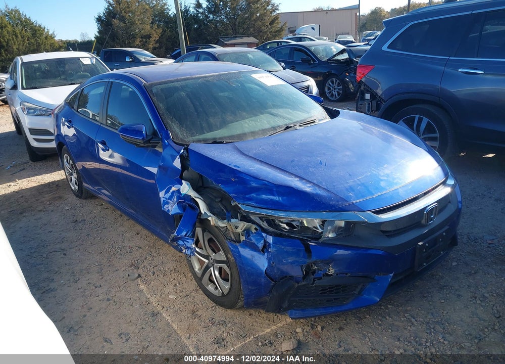 2016 HONDA CIVIC LX VIN: 19XFC2F52GE008313