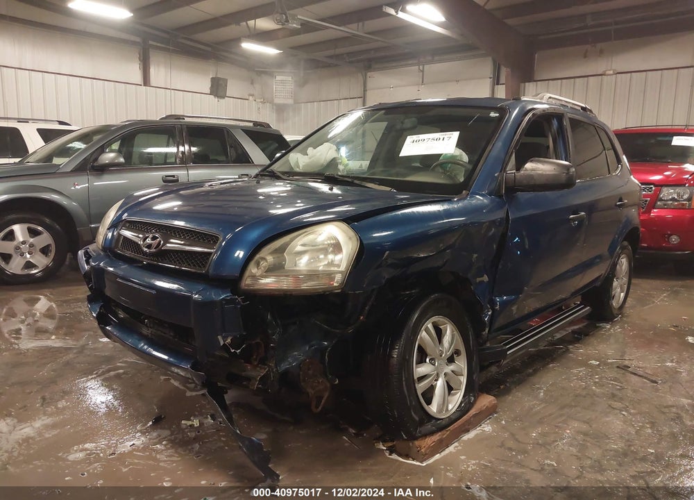 2009 HYUNDAI TUCSON GLS VIN: KM8JM12B49U005622