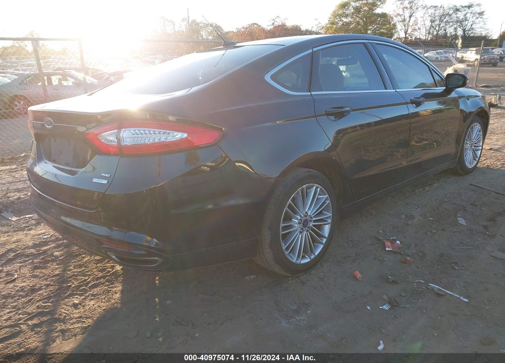 2016 FORD FUSION SE VIN: 3FA6P0H90GR366016