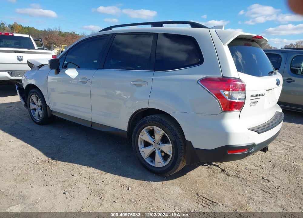 2016 SUBARU FORESTER 2.5I LIMITED VIN: JF2SJAHC5GH514269