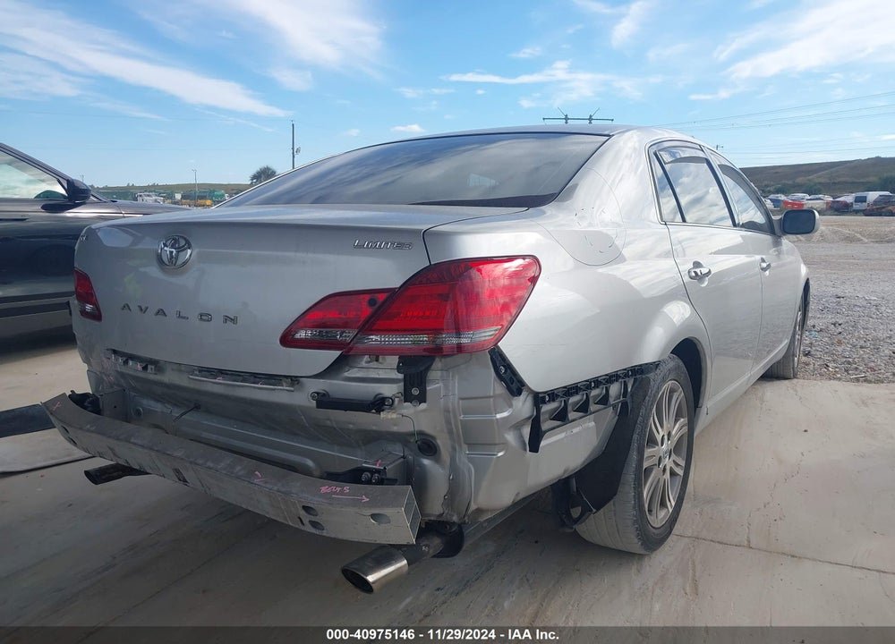 2008 TOYOTA AVALON LIMITED VIN: 4T1BK36B78U311633