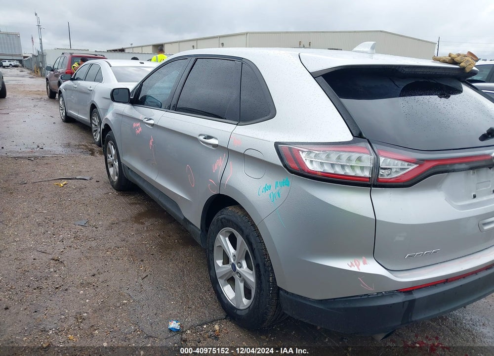 2015 FORD EDGE SE VIN: 2FMTK3G92FBC17288