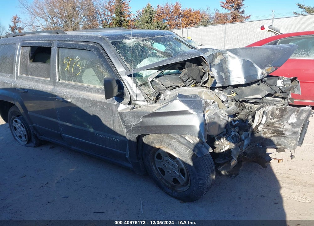 2014 JEEP PATRIOT SPORT VIN: 1C4NJRBB1ED600791