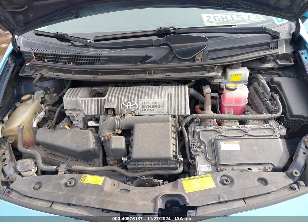 2013 TOYOTA PRIUS VIN: JTDKN3DU8D0340222