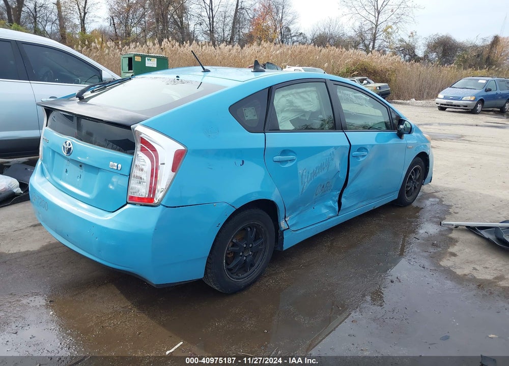 2013 TOYOTA PRIUS VIN: JTDKN3DU8D0340222