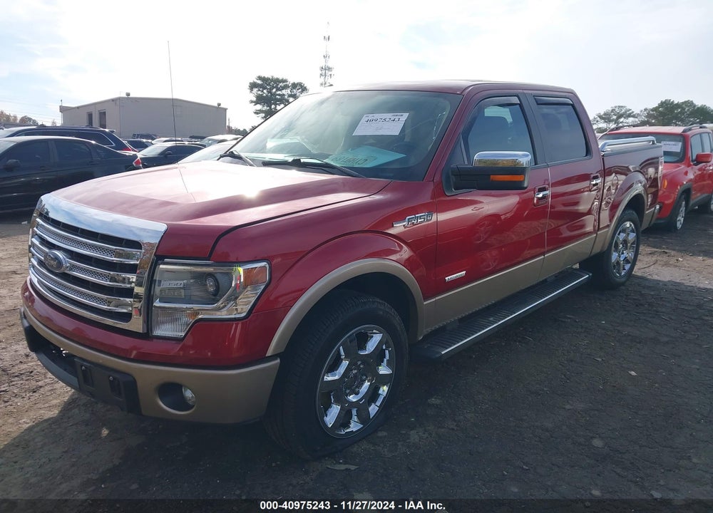 2013 FORD F-150 LARIAT VIN: 1FTFW1CT1DKD18885