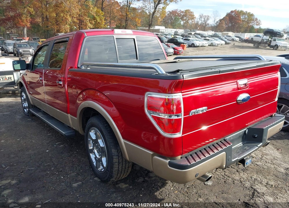2013 FORD F-150 LARIAT VIN: 1FTFW1CT1DKD18885