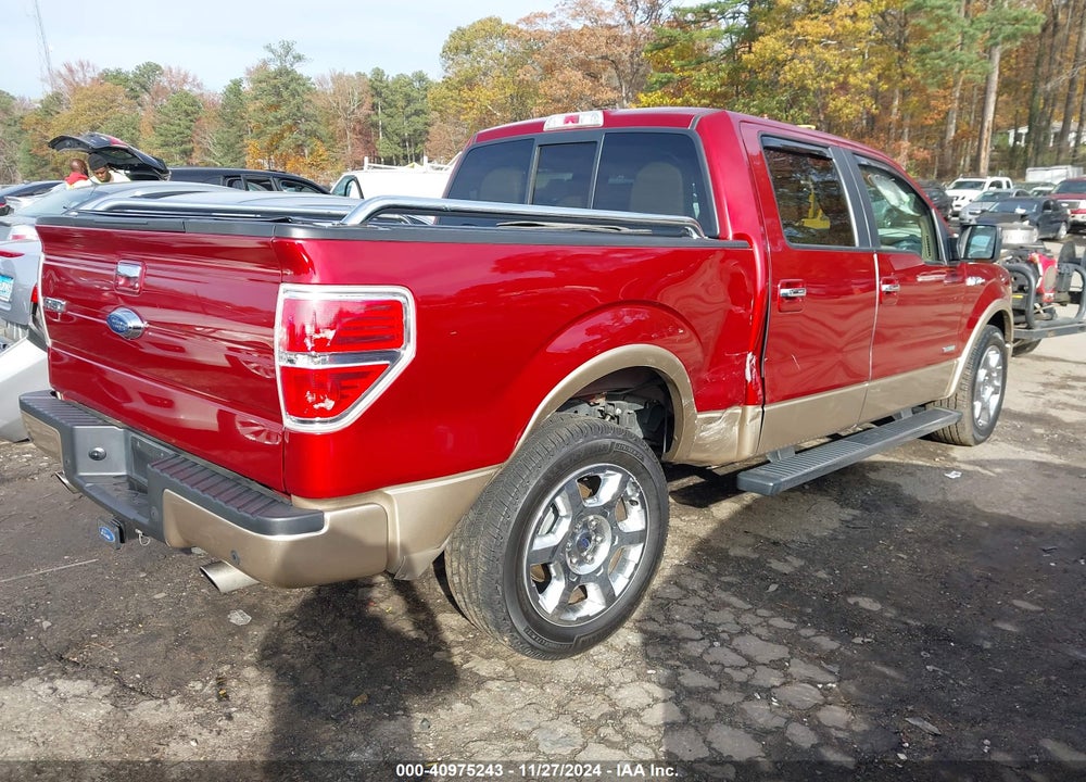 2013 FORD F-150 LARIAT VIN: 1FTFW1CT1DKD18885
