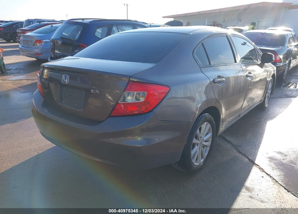 2012 HONDA CIVIC EX VIN: 2HGFB2F81CH534946