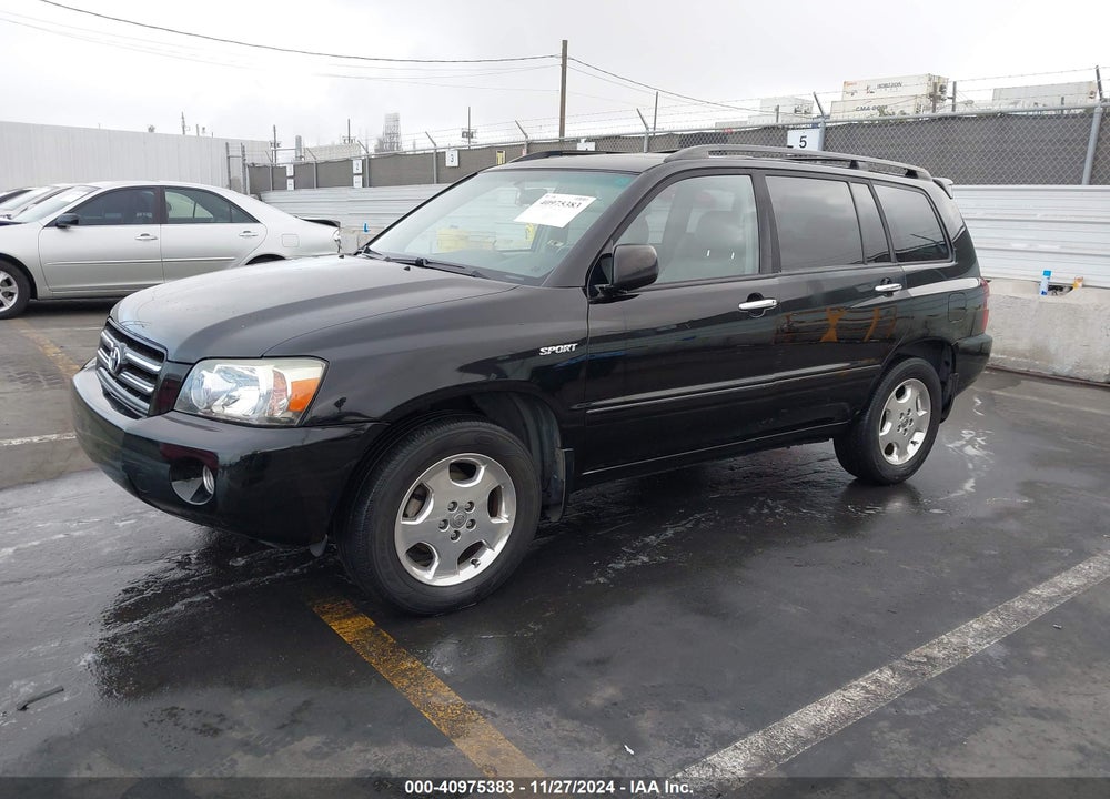 2007 TOYOTA HIGHLANDER SPORT V6 VIN: JTEGP21A870137903