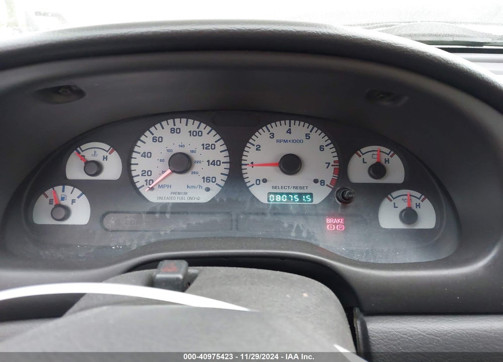 1999 FORD MUSTANG COBRA VIN: 1FAFP46VXXF182822