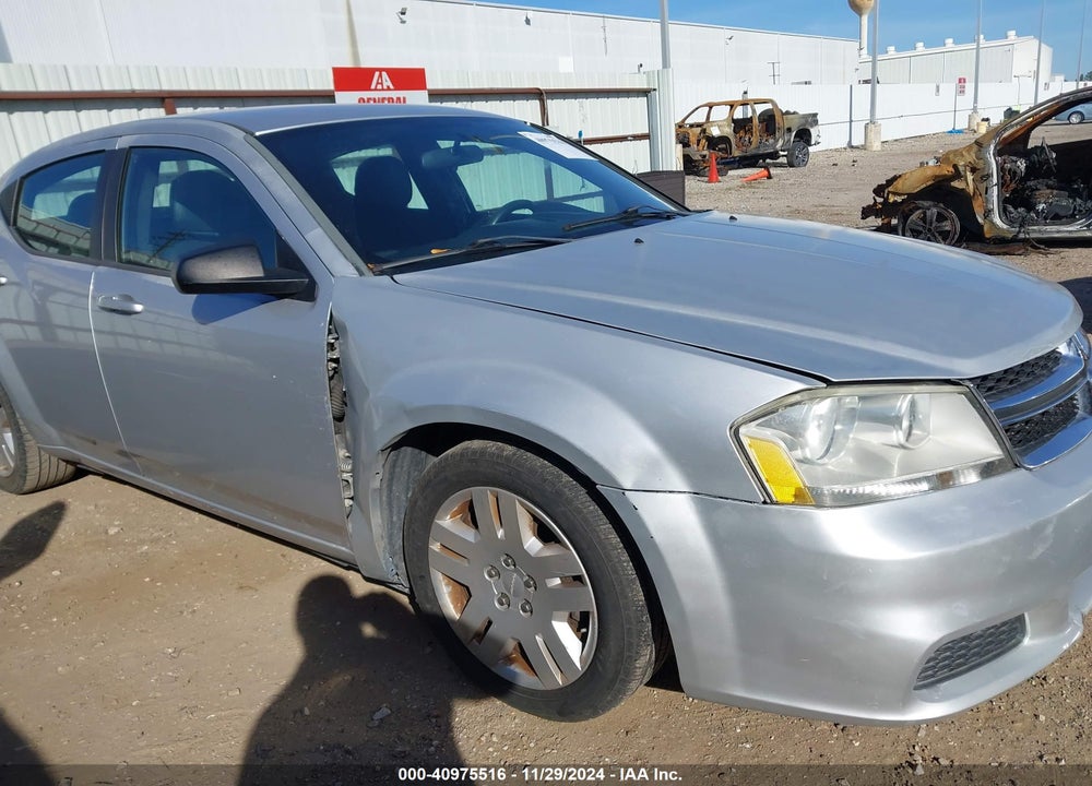 2012 DODGE AVENGER SE VIN: 1C3CDZAB3CN238295