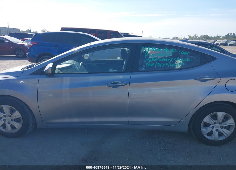 2016 HYUNDAI ELANTRA SE VIN: 5NPDH4AE5GH751362