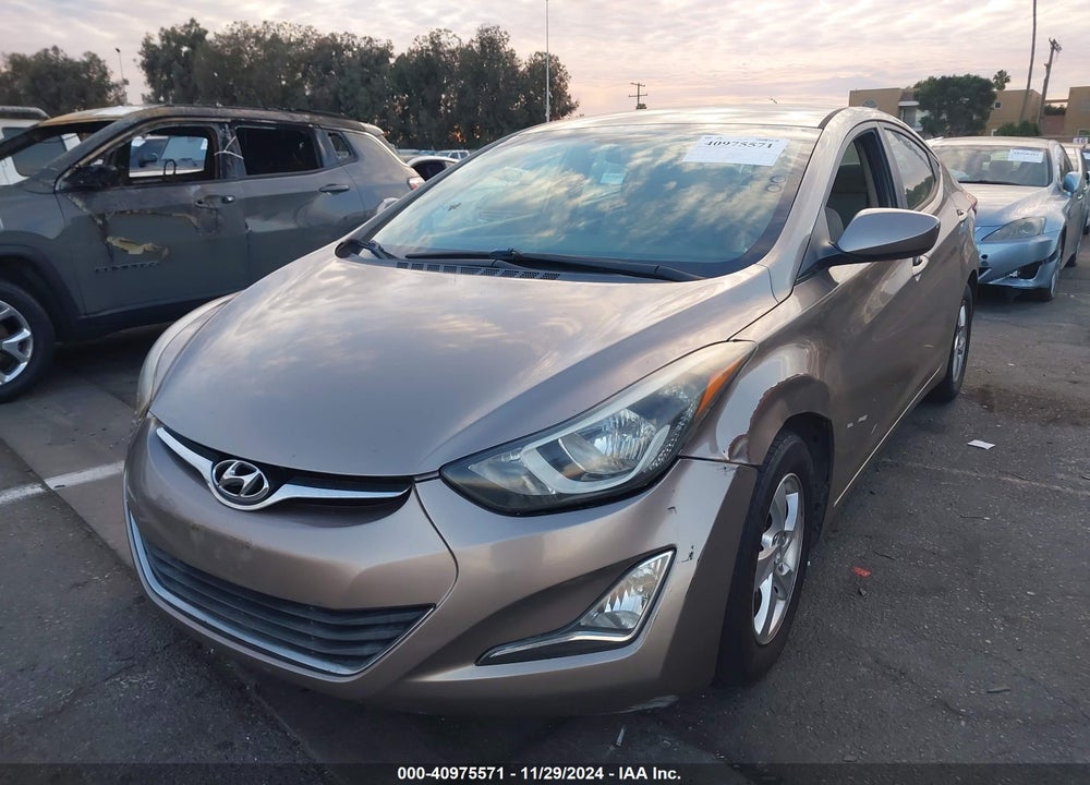 2014 HYUNDAI ELANTRA SE VIN: 5NPDH4AE6EH514327