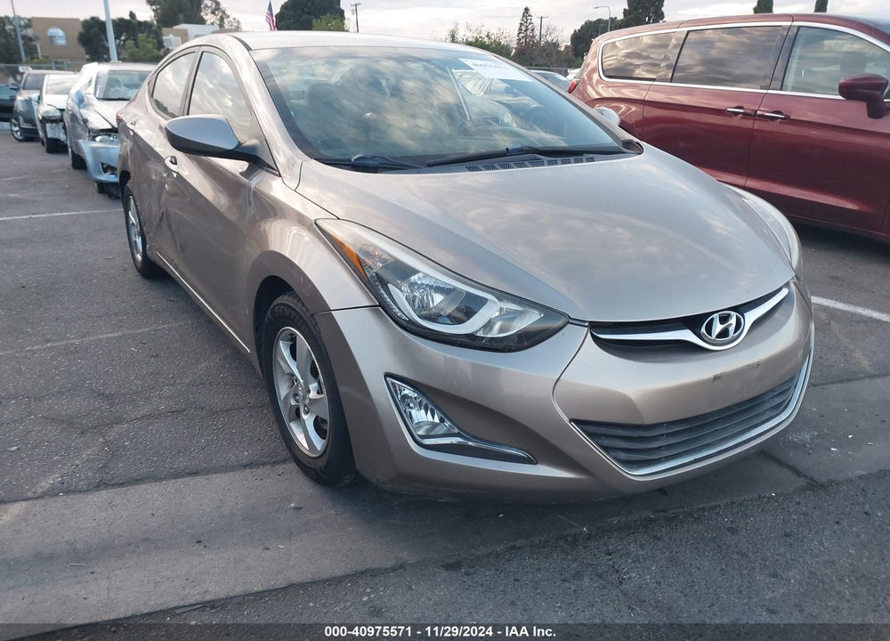 2014 HYUNDAI ELANTRA SE VIN: 5NPDH4AE6EH514327