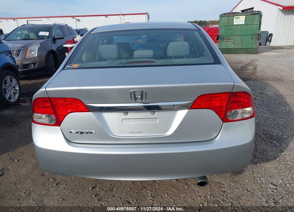 2009 HONDA CIVIC LX VIN: 1HGFA16599L009552