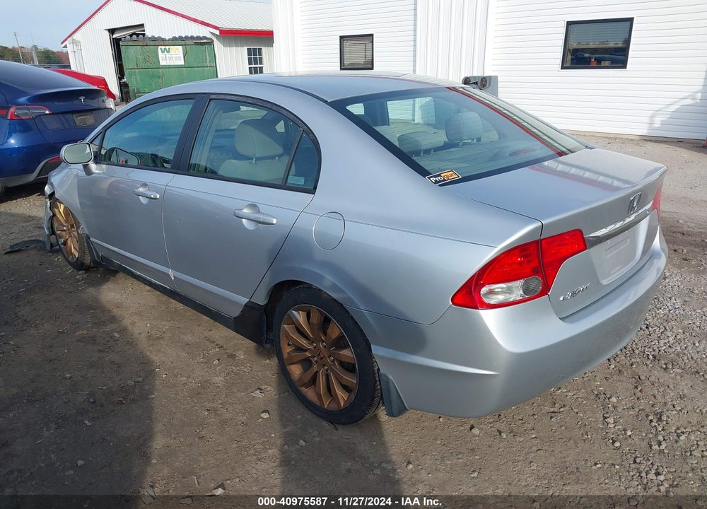 2009 HONDA CIVIC LX VIN: 1HGFA16599L009552