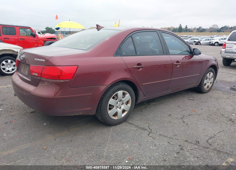 2009 HYUNDAI SONATA GLS VIN: 5NPET46C29H553156