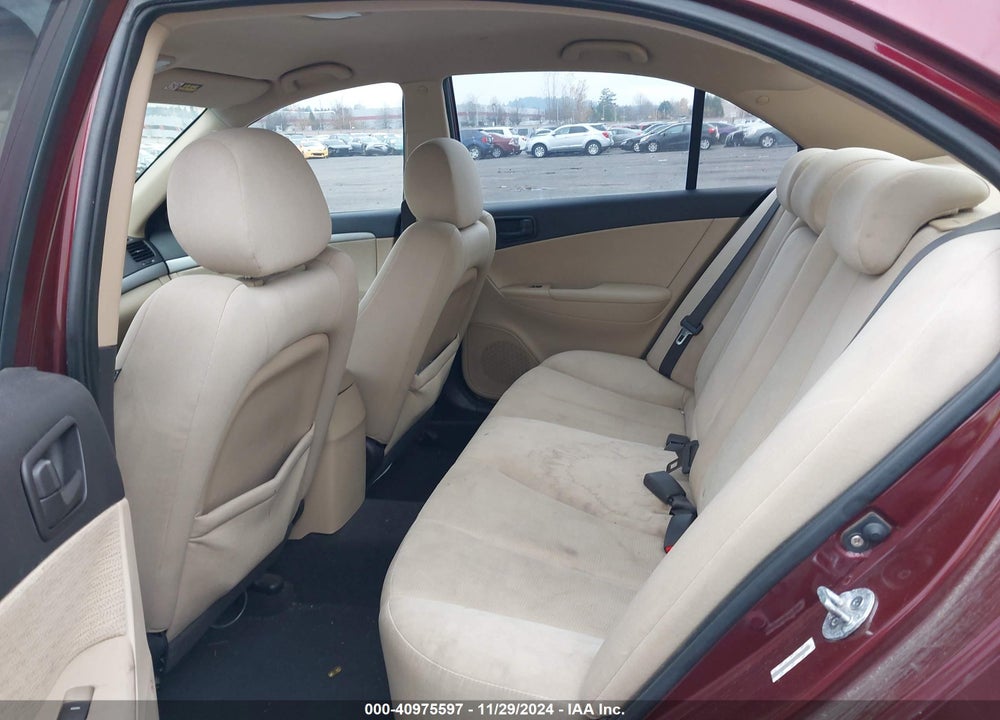 2009 HYUNDAI SONATA GLS VIN: 5NPET46C29H553156