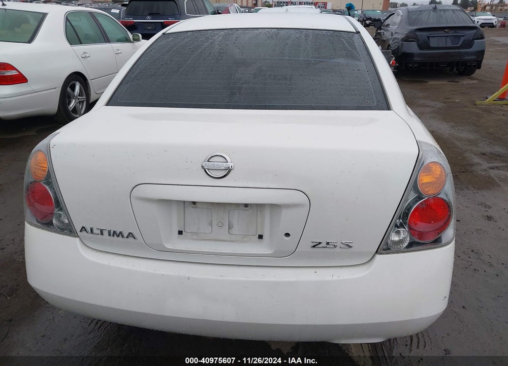 2002 NISSAN ALTIMA 2.5 S VIN: 1N4AL11DX2C226072