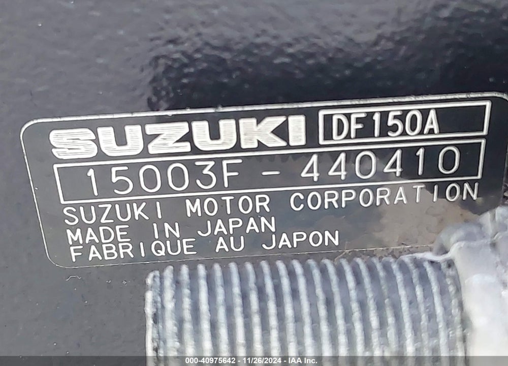 2001 SEA MASTER OTHER VIN: UMA4G972H001