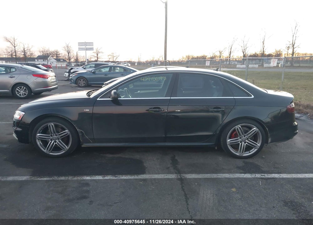 2013 AUDI A4 VIN: WAUKFAFL9DN015049