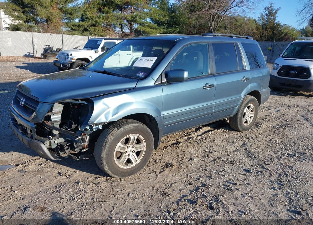 2005 HONDA PILOT EX VIN: 2HKYF184X5H517055