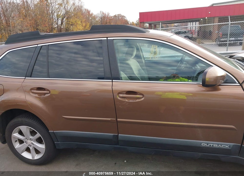 2013 SUBARU OUTBACK 2.5I PREMIUM VIN: 4S4BRCCC0D3299737